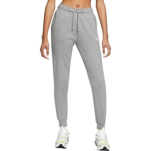 Nike Women Fleece Mid-Rise Joggers Dark Grey DQ5191-063 XXL NWT - Picture 1 of 5